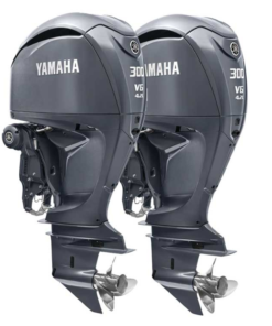 Twin Yamaha 300hp DEC Outboard Engines