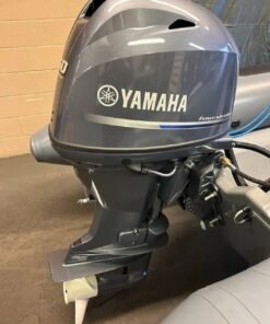 Used 2022 Yamaha 50 Hp 4-Stroke 20 shaft Remote Steer Outboard Motor