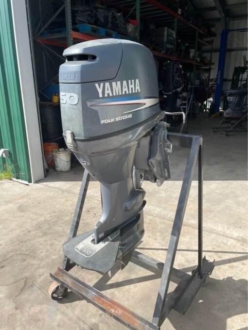 Used 2016 Yamaha 50hp 4- Stroke EFI F50LB Outboard Motor