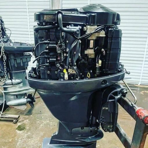 Used 2015 Yamaha 90 Hp 4-Stroke 25 Shaft Outboard Motor