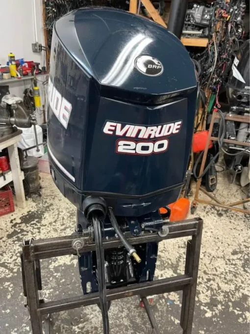 Used 2011 Evinrude Etec 200 HP 2-Stroke Outboard Motor - 20" Shaft