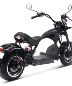 MotoTec Lowboy 60v 20ah 2500w Lithium Electric Scooter Black