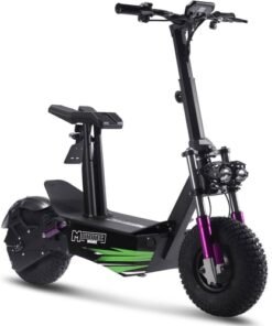 MotoTec Mars 48v 2500w Electric Scooter Black