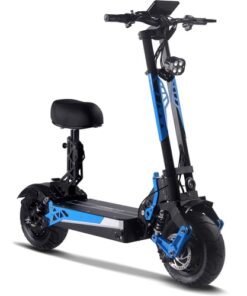 MotoTec Switchblade 60v 4000w Lithium Electric Scooter Blue