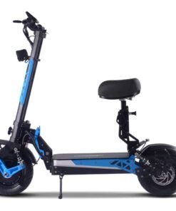 MotoTec Switchblade 60v 4000w Lithium Electric Scooter Blue