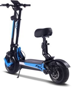 MotoTec Switchblade 60v 4000w Lithium Electric Scooter Blue