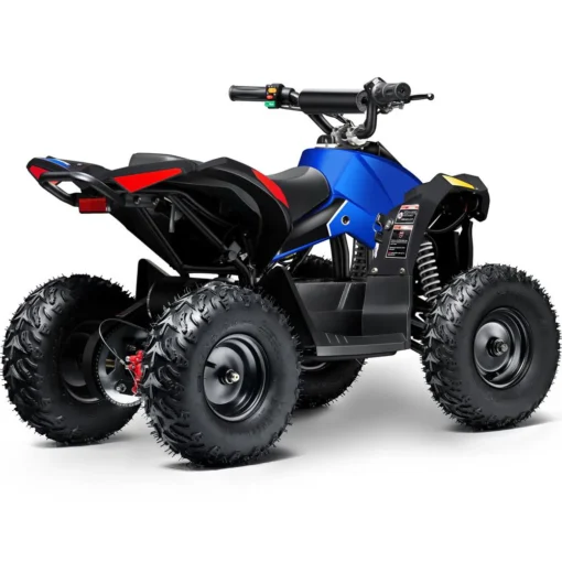 MotoTec E-BULLY 1000W 36V Kids Suspension Electric Quad All-Terrain Vehicle ATV