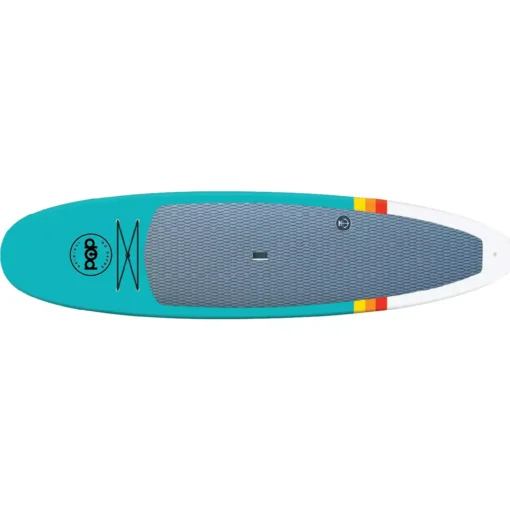 Pop Board Co 10'6 Classico Turq/Yellow Stand up Paddleboard