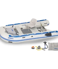 Sea Eagle 10'6" Sport Runabout Inflatable Boat Drop Stitch Swivel Seat Package 106SRDK_SW