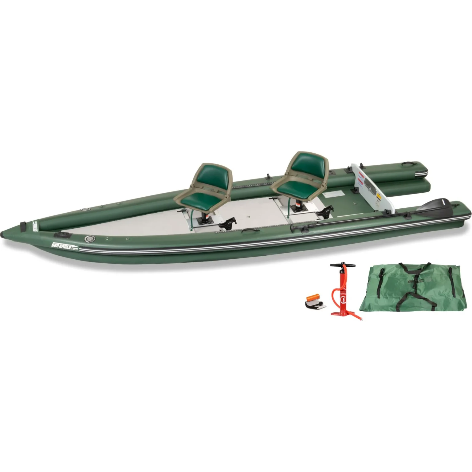 Sea Eagle FishSkiff™ 16 Inflatable Fishing Boat Solo Startup Package FSK16K_ST
