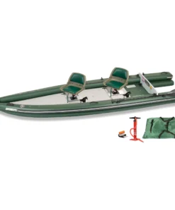 Sea Eagle FishSkiff™ 16 Inflatable Fishing Boat 2 Person Swivel Seat Package FSK16K_SW