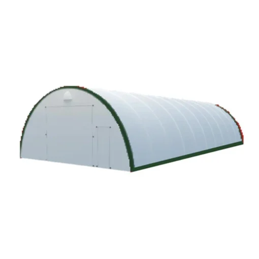 Single Truss Arch Storage Shelter W30'xL85'xH15' 11oz PE