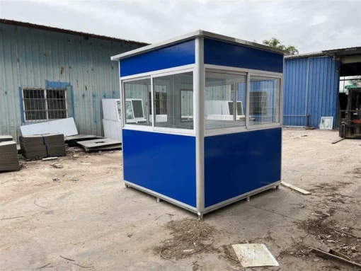 Buy a Guard Booth With AC and Heating Function 6.5x6.5ft