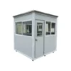 Guard Booth For Sale 6.5x6.5ft Light Gray With AC and Heating