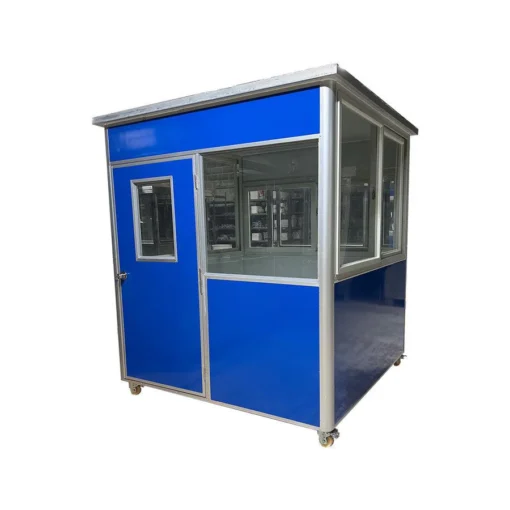 Buy a Guard Booth With AC and Heating Function 6.5x6.5ft