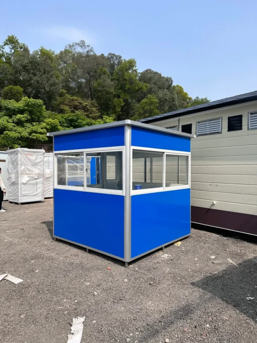 Buy a Guard Booth With AC and Heating Function 6.5x6.5ft