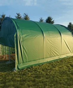 13' x 13' Livestock Corral Shelter with front door