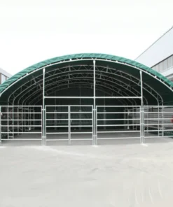 20' x 20' Livestock Corral Shelter with front door