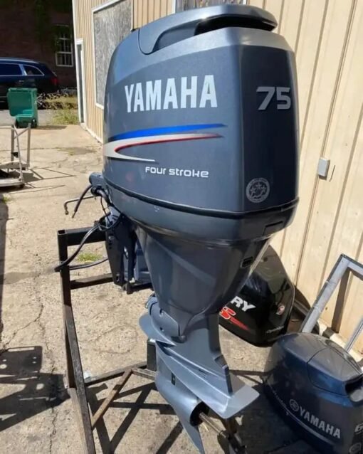 For Sale: 2003 Yamaha F-75 HP 4-Stroke 20” Remote Outboard Motor