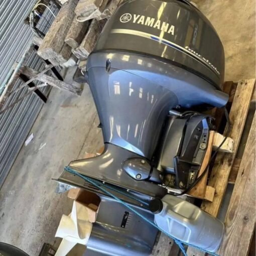 Used 2018 Yamaha 80HP Long Shaft Four Stroke Outboard Motor for Sale