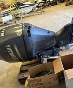 Used 2018 Yamaha 80HP Long Shaft Four Stroke Outboard Motor for Sale