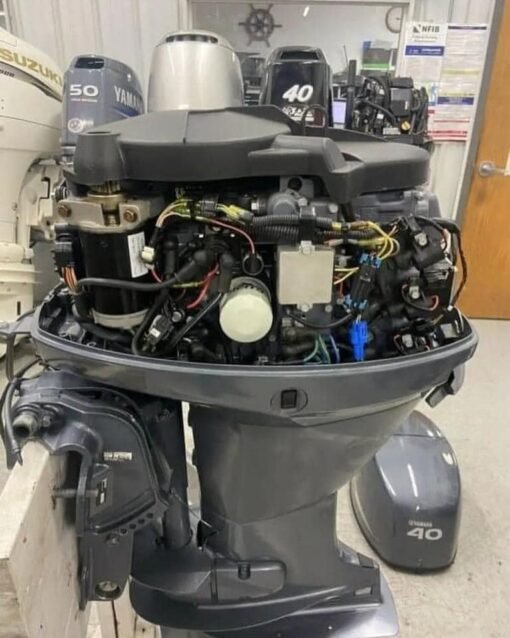 Used 2002 Yamaha 40HP Four-Stroke Long Shaft Outboard Motor