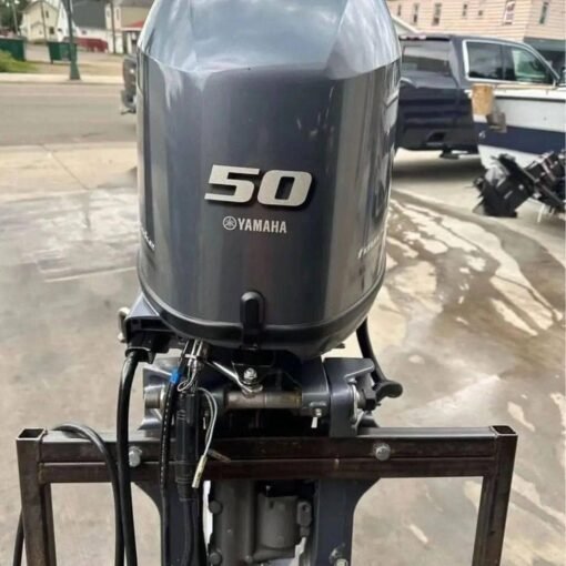 Used 2021 Yamaha F-50 HP EFI 4-Stroke Outboard Motor - 20 Remote Control