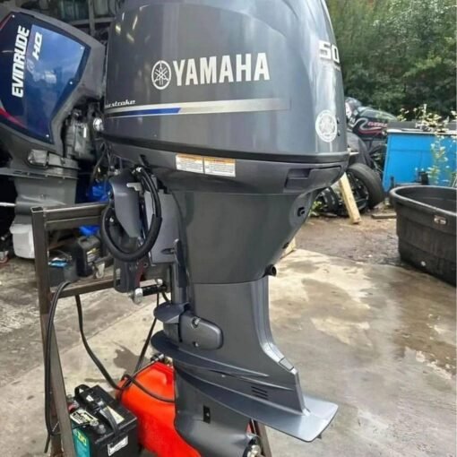 Used 2021 Yamaha F-50 HP EFI 4-Stroke Outboard Motor - 20" Remote Control