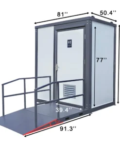 Handicap-Accessible Portable Restroom for Disabled people