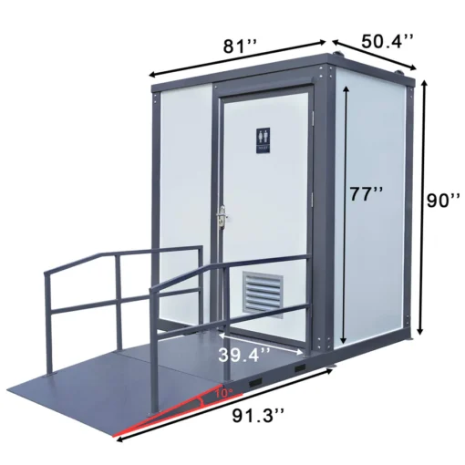 Handicap-Accessible Portable Restroom for Disabled people