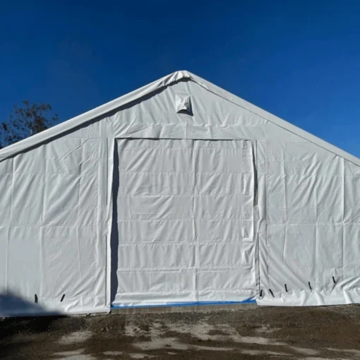 Double Truss Storage Shelter W50'xL100'xH23