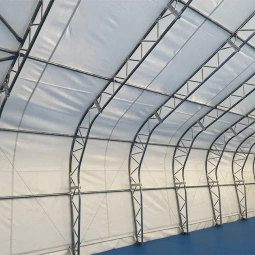 Double Truss Storage Shelter W50'xL100'xH23