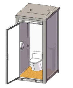 Portable Restroom with Sink